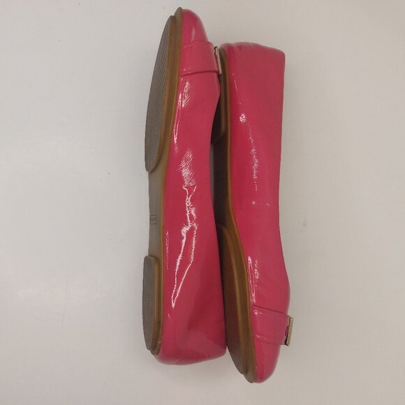 COACH London Pink Patent Leather Flats Women's US 8B - Picture 6 of 12